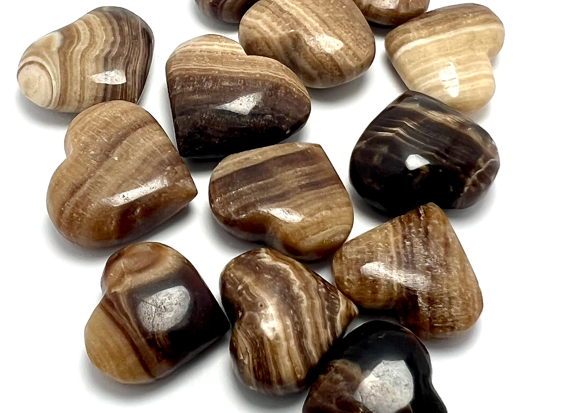 Chocolate Calcite Heart