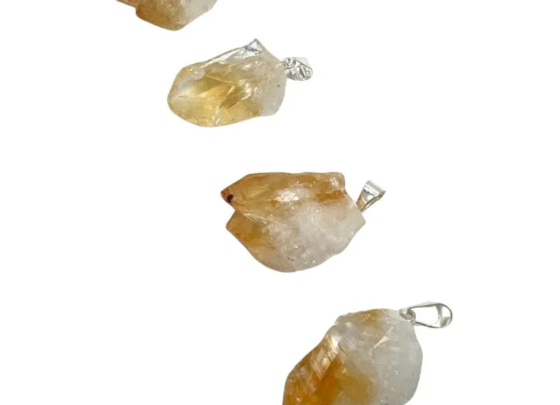 Citrine point pendant