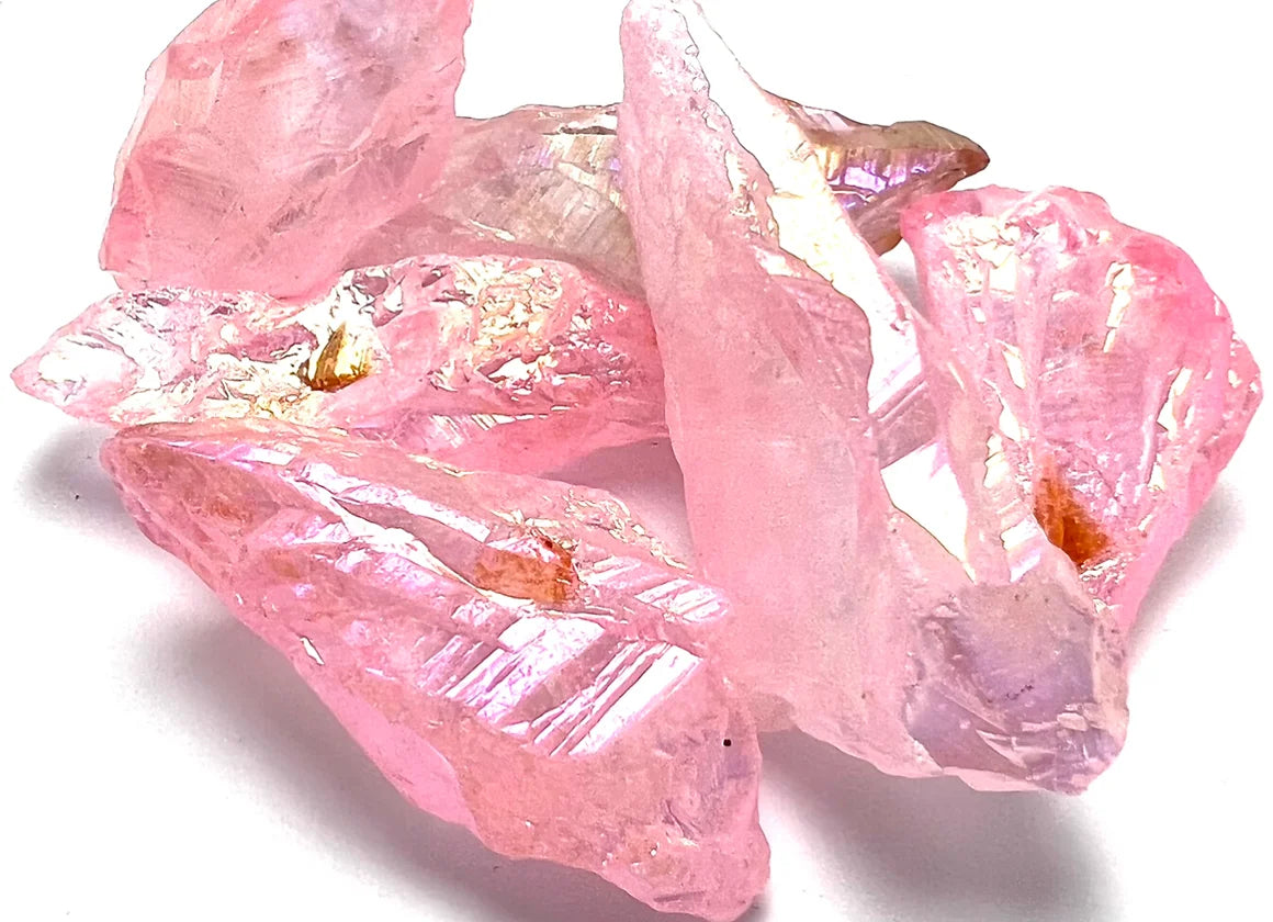 Pink Angel Aura Quartz