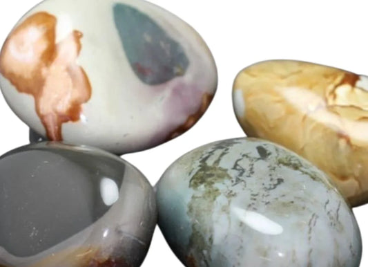 Polychrome Jasper Palm Stone