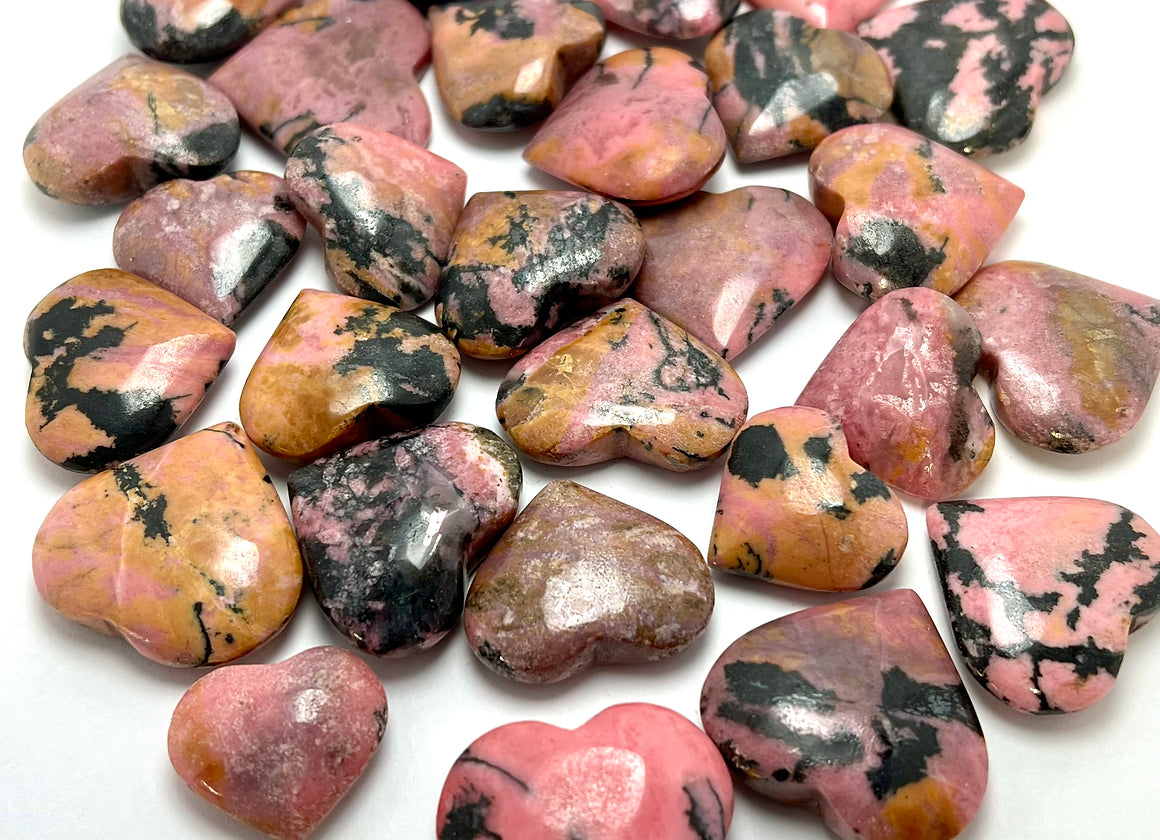 Rhodonite Heart